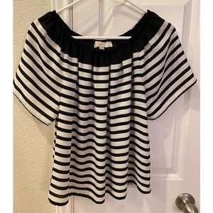 LOFT Striped Blouse